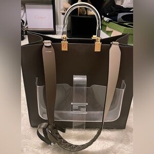 Fendi large tote w/ limited edition strap